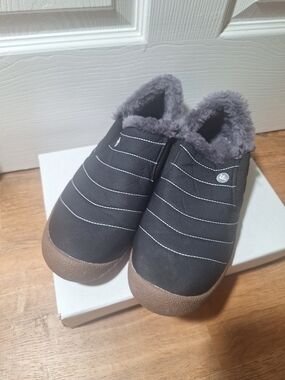 Misslook Waterproof Fur-Lined Slip-On Boots